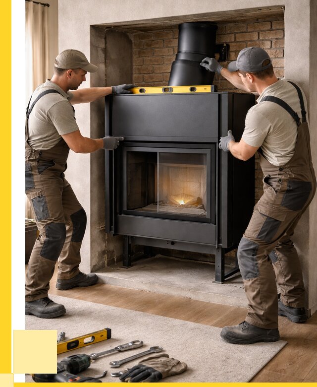 Установка каминных топок в Дмитрах под ключ от 19296 р. | ЭриданДмв