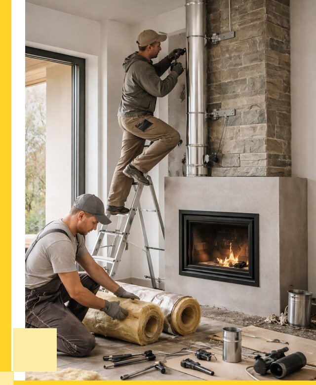 Монтаж дымоходов для каминов в Дмитрах от 16080 р. ЭриданДмв