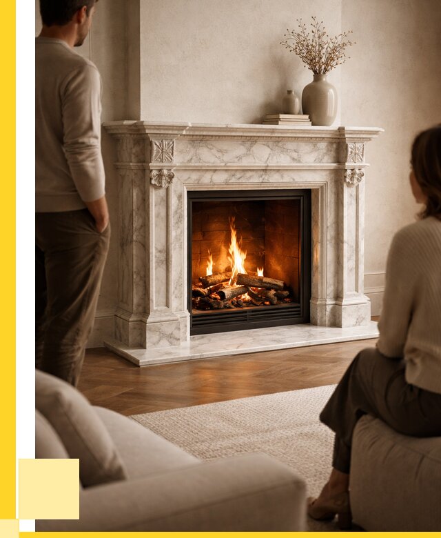 Мраморные камины под ключ в Дмитрах от 268000 р. | ЭриданДмв