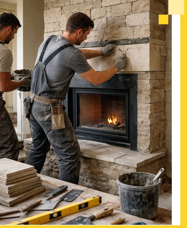 Проектирование и установка открытых каминов в Дмитрах