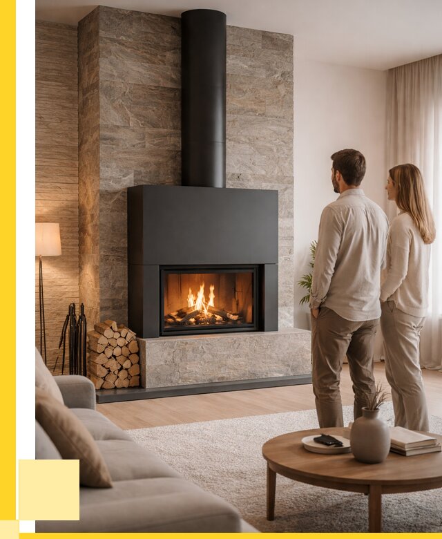 Закрытые камины под ключ в Дмитрах от 128640 р., ЭриданДмв