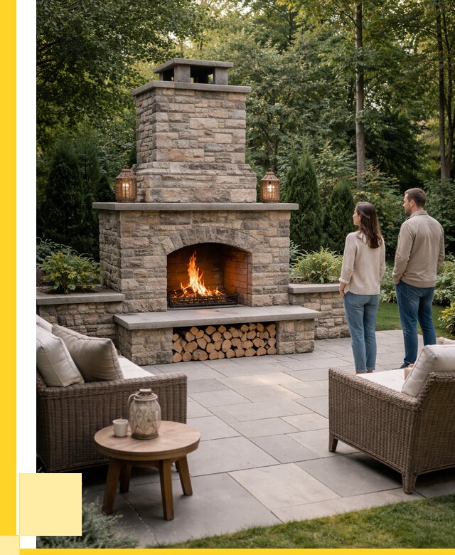 Уличные камины из кирпича в Дмитрах от 160800 р. | ЭриданДмв