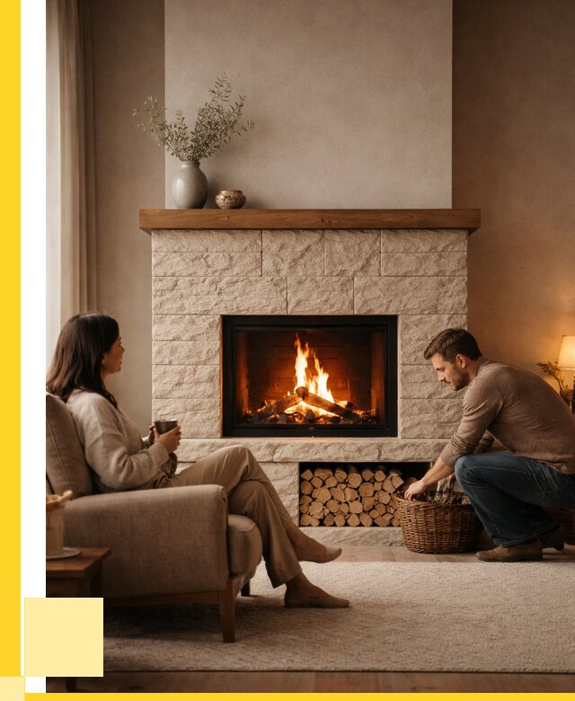 Камины для дома в Дмитрах под ключ от 160800 р. | ЭриданДмв