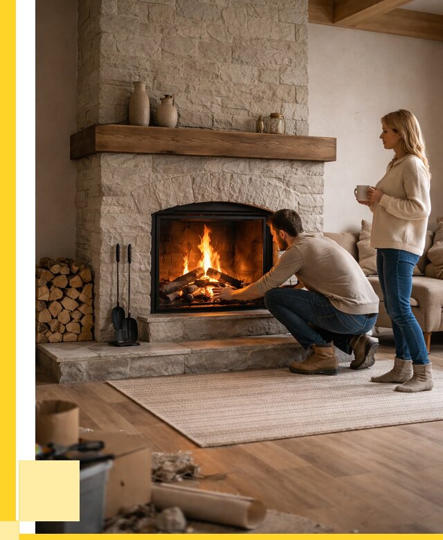 Камины для загородного дома в Дмитрах от 375200 р., ЭриданДмв