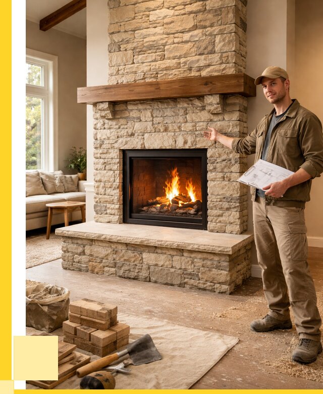 Камины под ключ в Дмитрах от 192960 р. | ЭриданДмв — установка