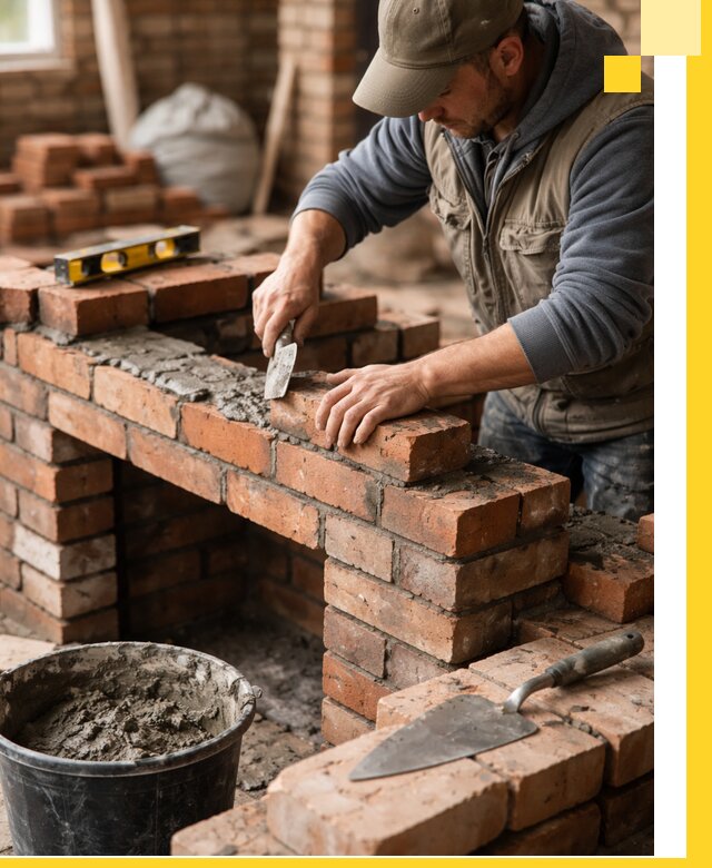 Кладка каминов под ключ в Дмитрах профессиональная отделка и монтаж