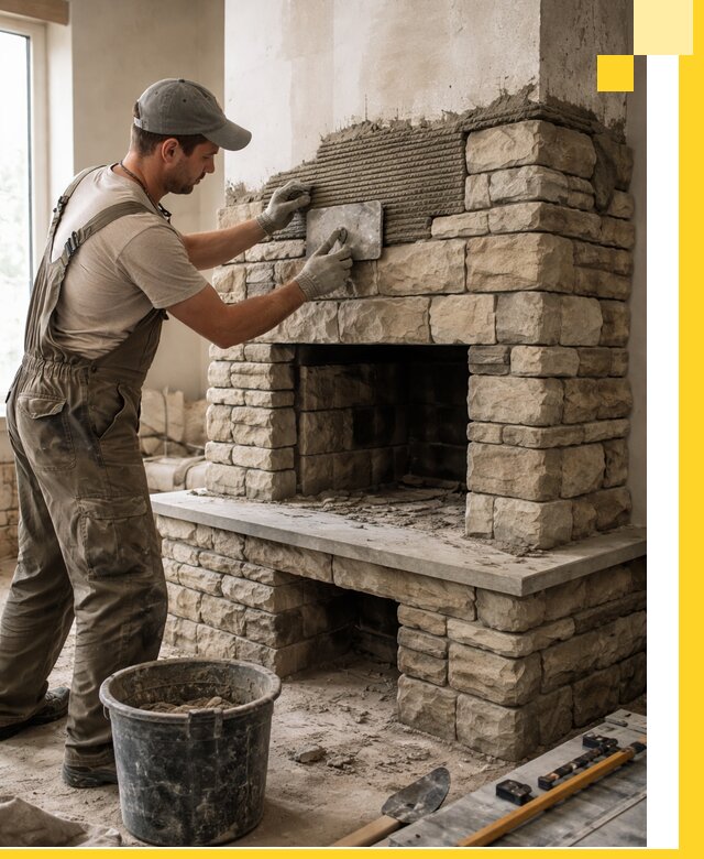 Строительство каминов под ключ в Дмитрах от проектирования до монтажа