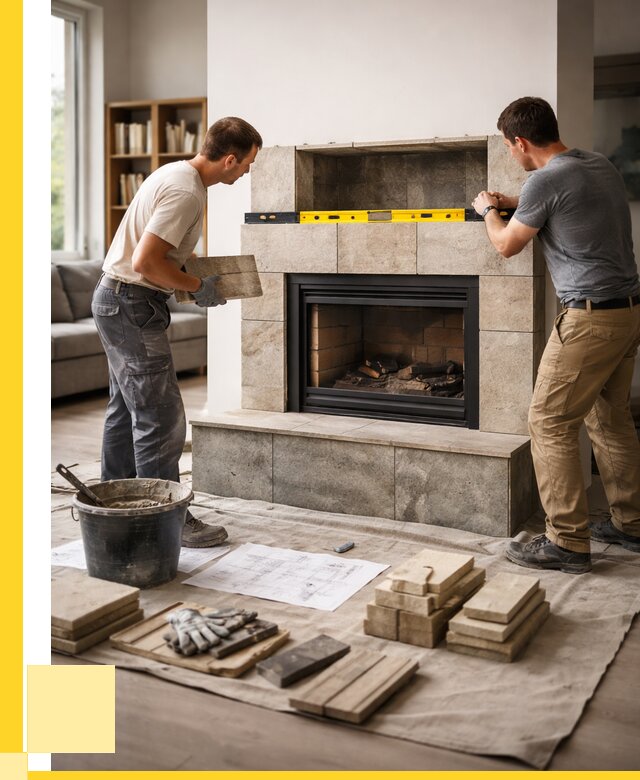 Монтаж каминов и установка в Дмитрах от 48240 р. | ЭриданДмв