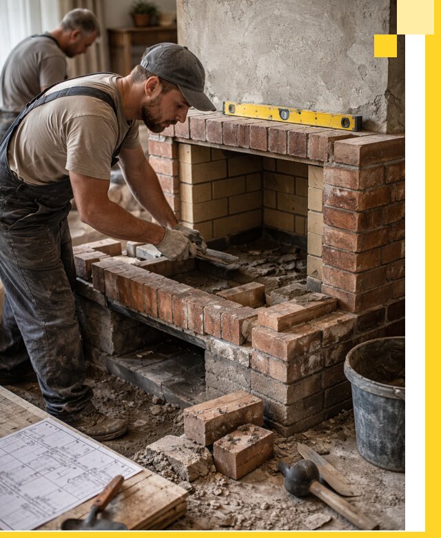 Изготовление и установка каминопечей под ключ в Дмитрах