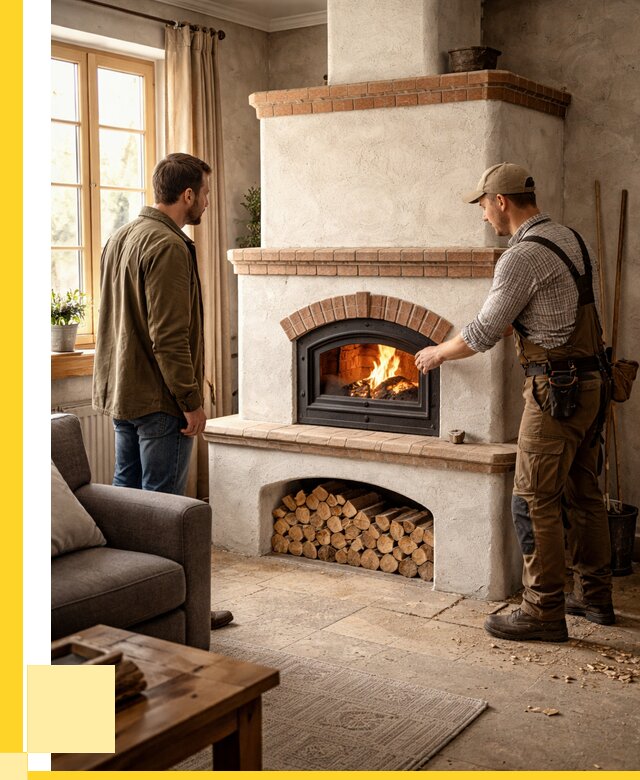 Печи камины в Дмитрах: кирпичные, изразцовые от 64320 р. | ЭриданДмв