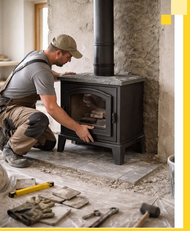 Профессиональный монтаж печей и каминов в Дмитрах под ключ