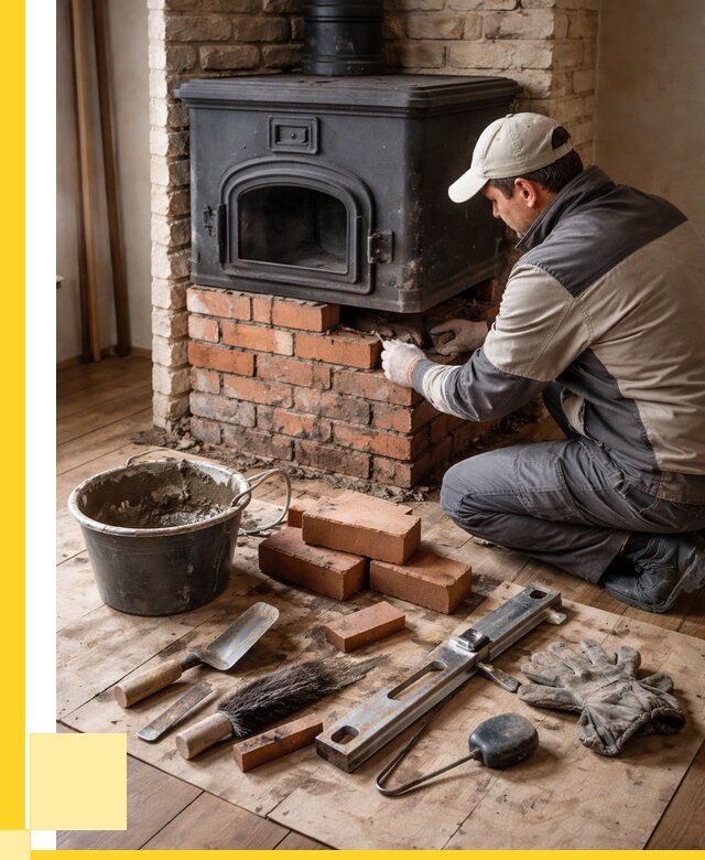 Ремонт печей в Дмитрах от 12864 р., услуги печника ЭриданДмв