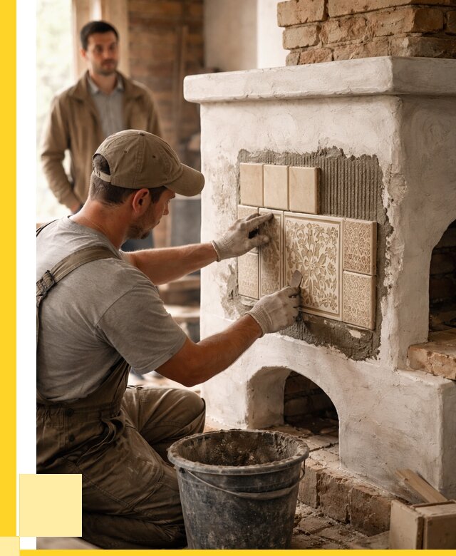 Отделка печей и банных печей в Дмитрах от 37520 р. | ЭриданДмв