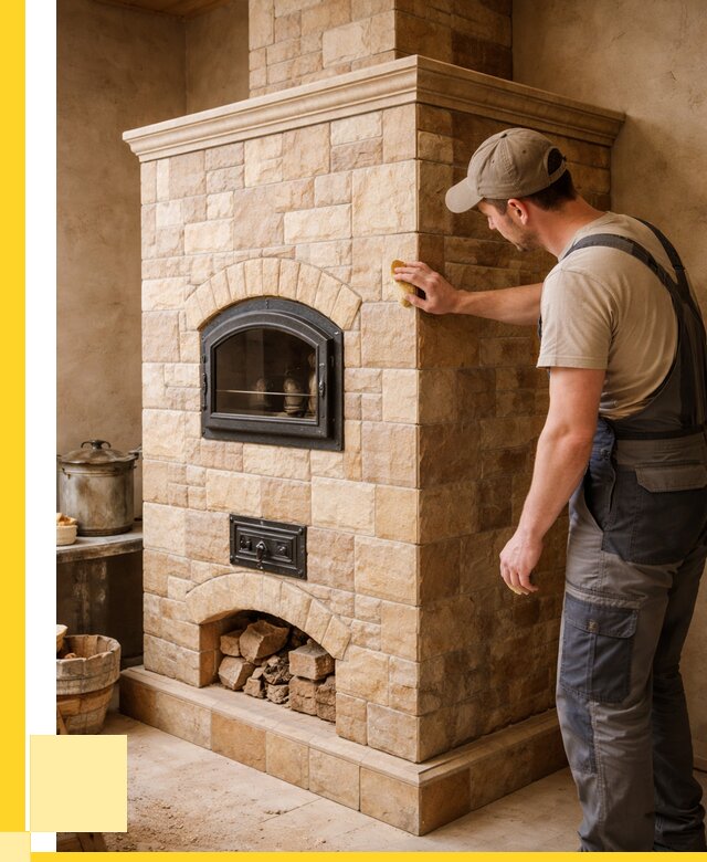 Облицовка печей в Дмитрах от 4824 р. под ключ | ЭриданДмв