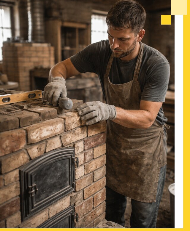 Изготовление печей на заказ в Дмитрах с проектом и монтажом