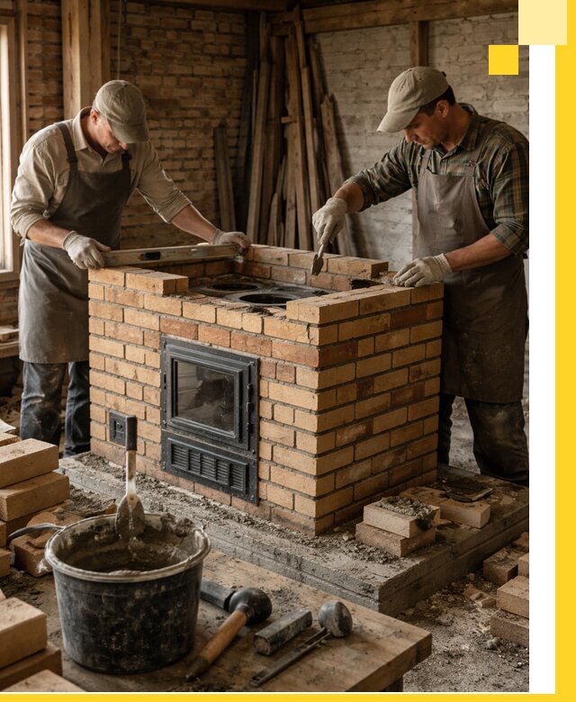 Изготовление и установка варочных печей под ключ в Дмитрах