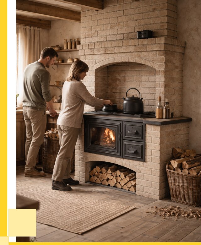 Печи с плитой в Дмитрах от 48240 р. | ЭриданДмв — кирпичная печь