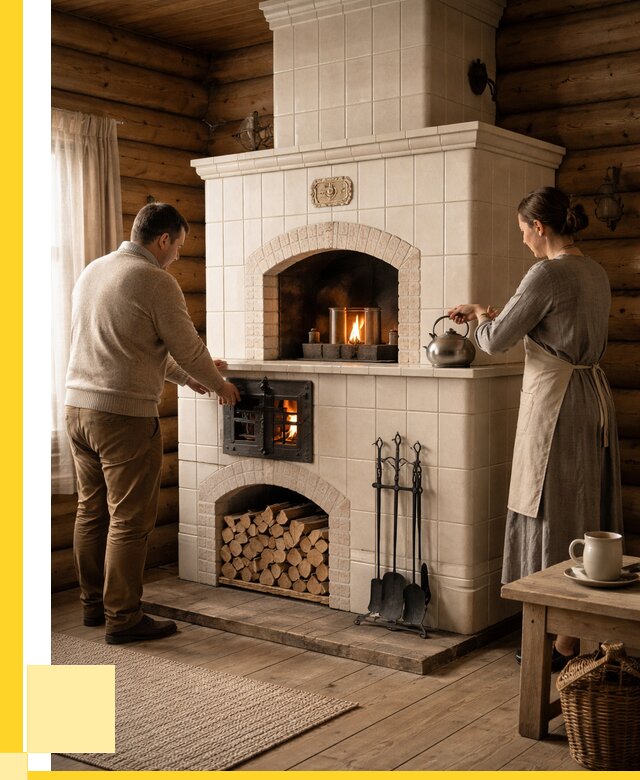 Русские печи в Дмитрах: установка от 160800 р. ЭриданДмв