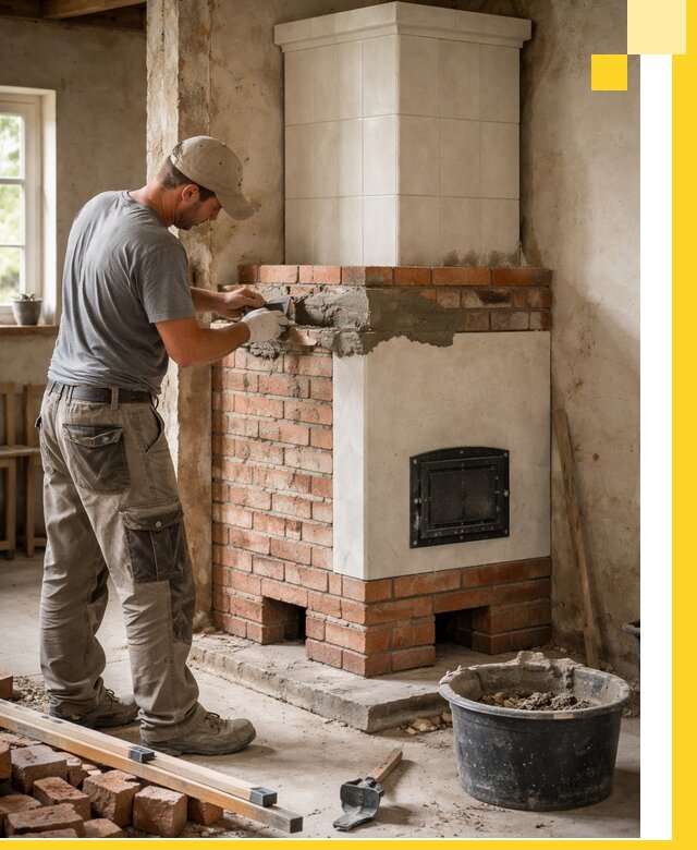 Изготовление и установка печей-голландок под ключ в Дмитрах