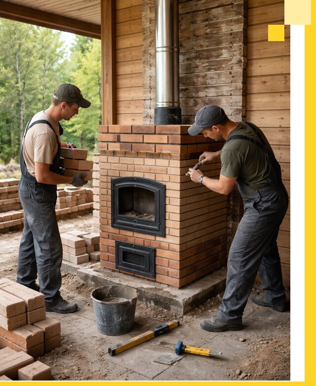 Производство и установка дачных печей под ключ в Дмитрах