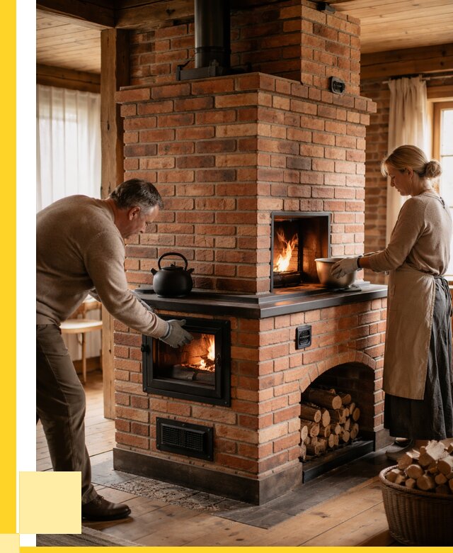 Печи для загородного дома под ключ в Дмитрах от 85760 р. | ЭриданДмв