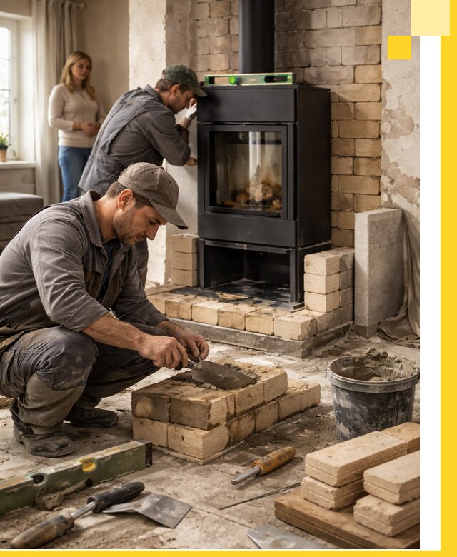 Печи и камины под ключ: проект, установка в Дмитрах