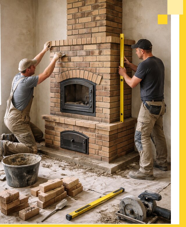 Продажа и установка печей и каминов для дома под ключ в Дмитрах