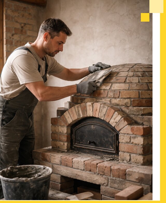 Изготовление и монтаж помпейских печей на заказ в Дмитрах