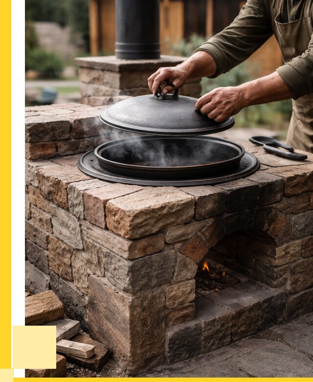 Печи для казана в Дмитрах по цене от 19296 р. | ЭриданДмв