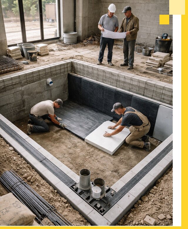 Проекты частных и общественных бассейнов под ключ в Дмитрах