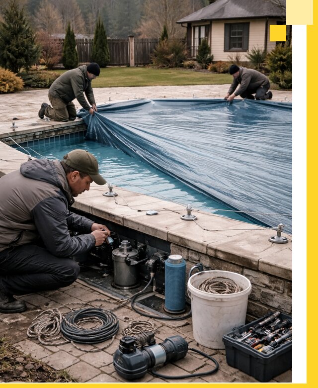 Консервация бассейнов в Дмитрах: подготовка к длительному хранению