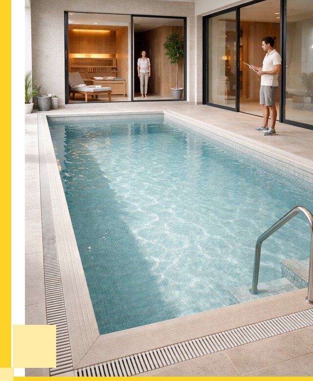 Отделка бассейна пленкой ПВХ в Дмитрах от 3752 р. - ЭриданДмв