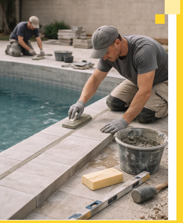 Отделка бассейнов в Дмитрах: декоративная отделка и гидроизоляция