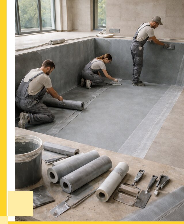 Гидроизоляция бассейнов в Дмитрах от 2144 р., ЭриданДмв