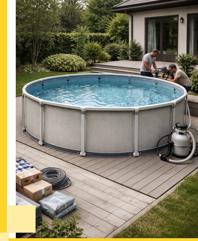 Купить каркасные бассейны в Дмитрах от 48240 р. | ЭриданДмв