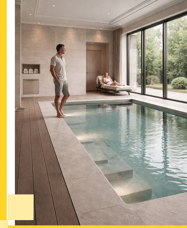 Бассейны в коттедже под ключ в Дмитрах от 1286400 р. | ЭриданДмв