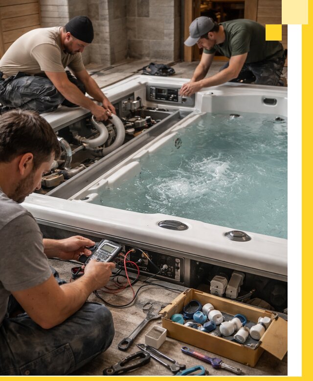 Гидромассажные бассейны под ключ в Дмитрах, дизайн и монтаж