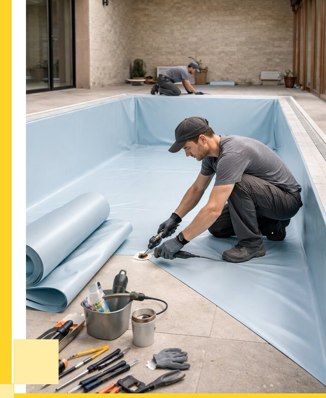 Пленка ПВХ для бассейнов в Дмитрах от 2680 р. | ЭриданДмв