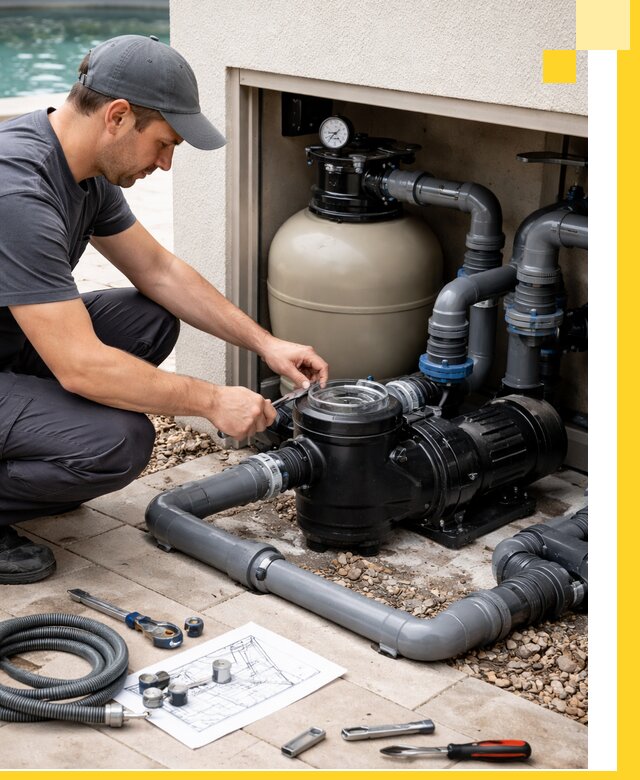 Поставка, монтаж и сервис насосов для бассейнов в Дмитрах