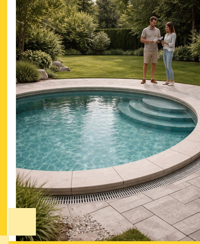 Круглые каркасные бассейны купить в Дмитрах от 268000 р. | ЭриданДмв