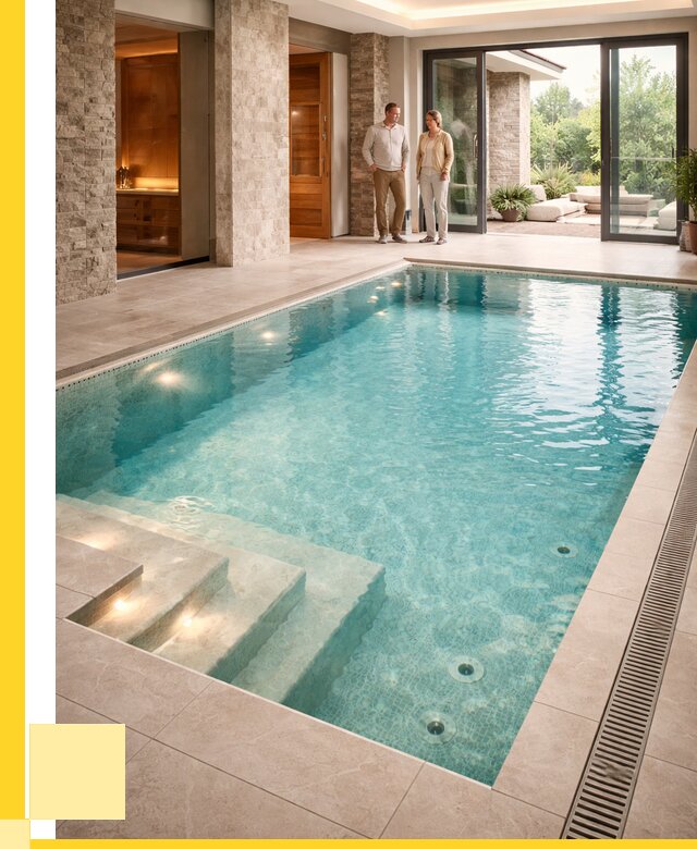 Бассейн во дворе в Дмитрах: проект, отделка от 1286400 р. | ЭриданДмв