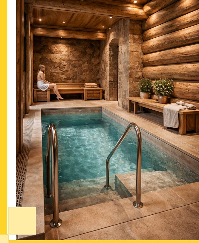 Аренда бани с бассейном в Дмитрах от 1608000 р. | ЭриданДмв