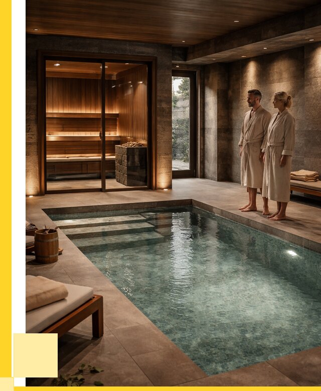 Сауна с большим бассейном в Дмитрах от 1286400 р. ЭриданДмв