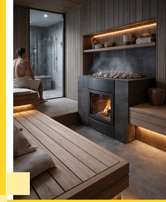 Проект сауны в частном доме в Дмитрах от 37520 р. | ЭриданДмв