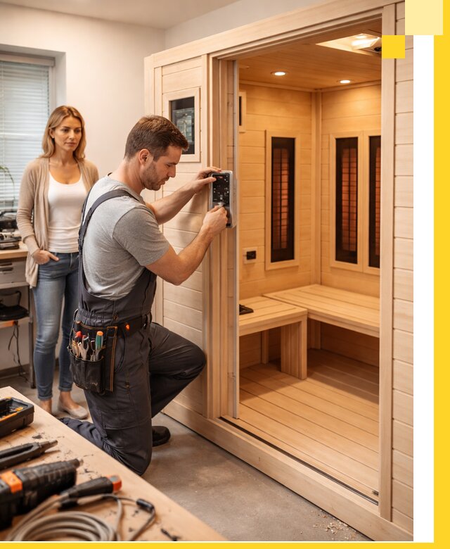 Инфракрасные сауны под ключ в Дмитрах продажа и установка