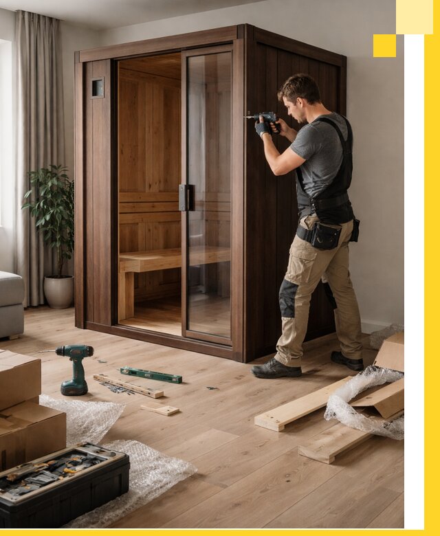 Установка и производство мини саун под ключ в Дмитрах