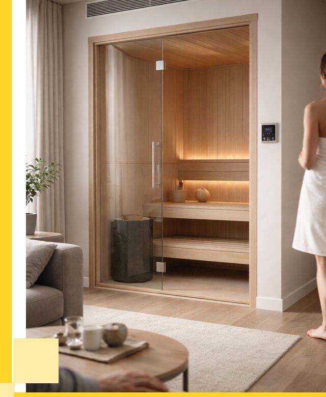 Сауна в квартире под ключ в Дмитрах от 128640 р. ЭриданДмв