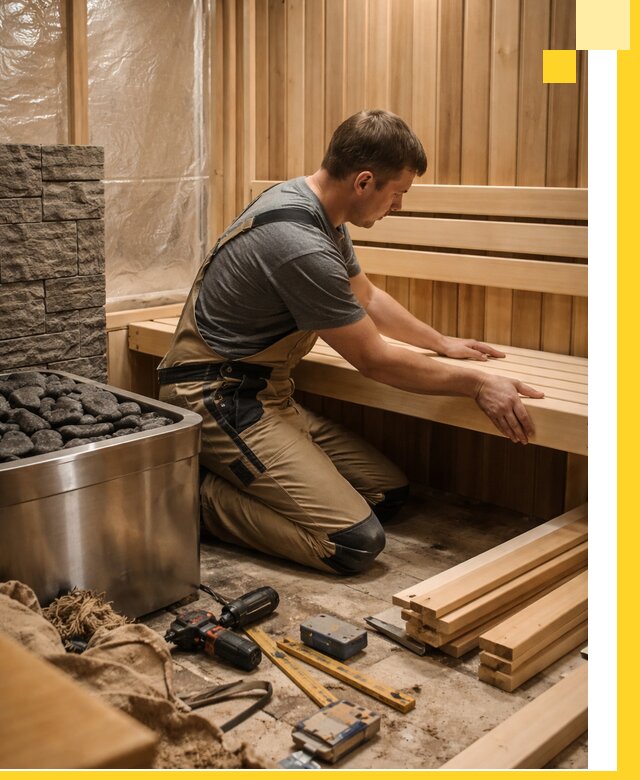 Сауны для дома под ключ с проектированием и монтажом в Дмитрах