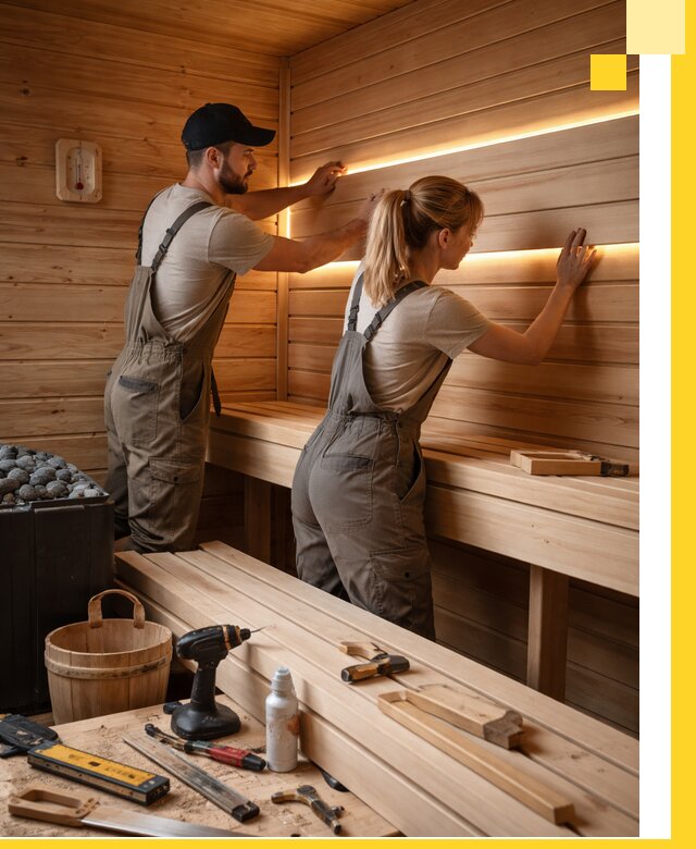 Дизайн саун и бань под ключ с индивидуальным проектом в Дмитрах