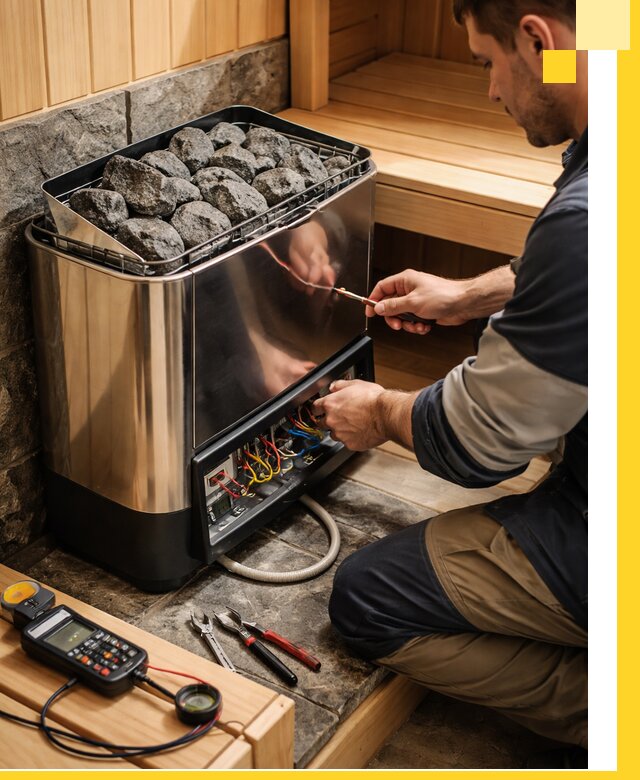 Продажа и установка электрокаменок для саун в Дмитрах